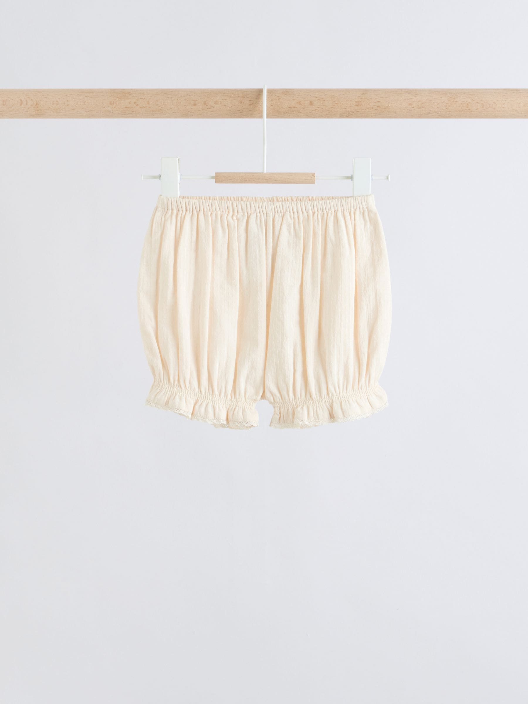 White Woven Baby Top and Shorts 2 Piece Set (0mths-2yrs) image 5