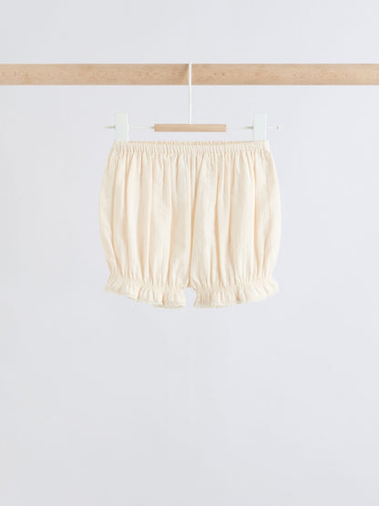White Woven Baby Top and Shorts 2 Piece Set (0mths-2yrs) image 5