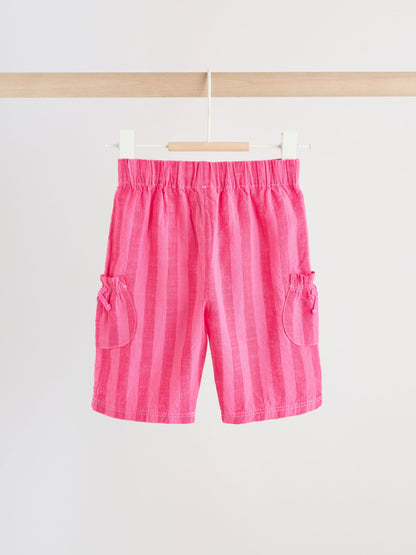 Red Stripe Baby Woven Top and Trousers Set 2 Piece (0mths-2yrs) image 6