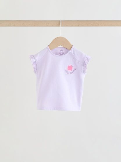 Bright Summer Short Sleeve Top and Shorts Baby Set 6 Piece (0mths-2yrs) image 3