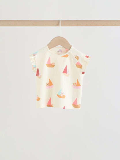 Bright Summer Short Sleeve Top and Shorts Baby Set 6 Piece (0mths-2yrs) image 5