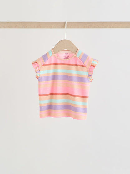Bright Summer Short Sleeve Top and Shorts Baby Set 6 Piece (0mths-2yrs) image 6