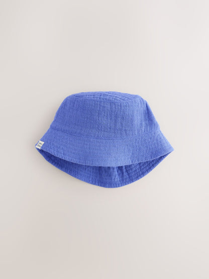 Blue Farm Woven Baby Bucket Hats 2 Pack image 2