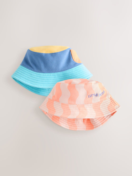 Orange Brights Bucket Hats 2 Pack image 1