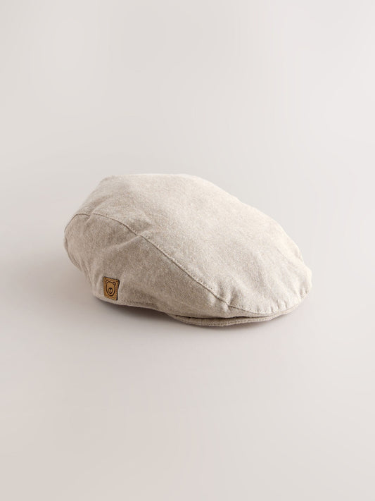 Neutral Baby Flat Cap (0mths-2yrs) image 1