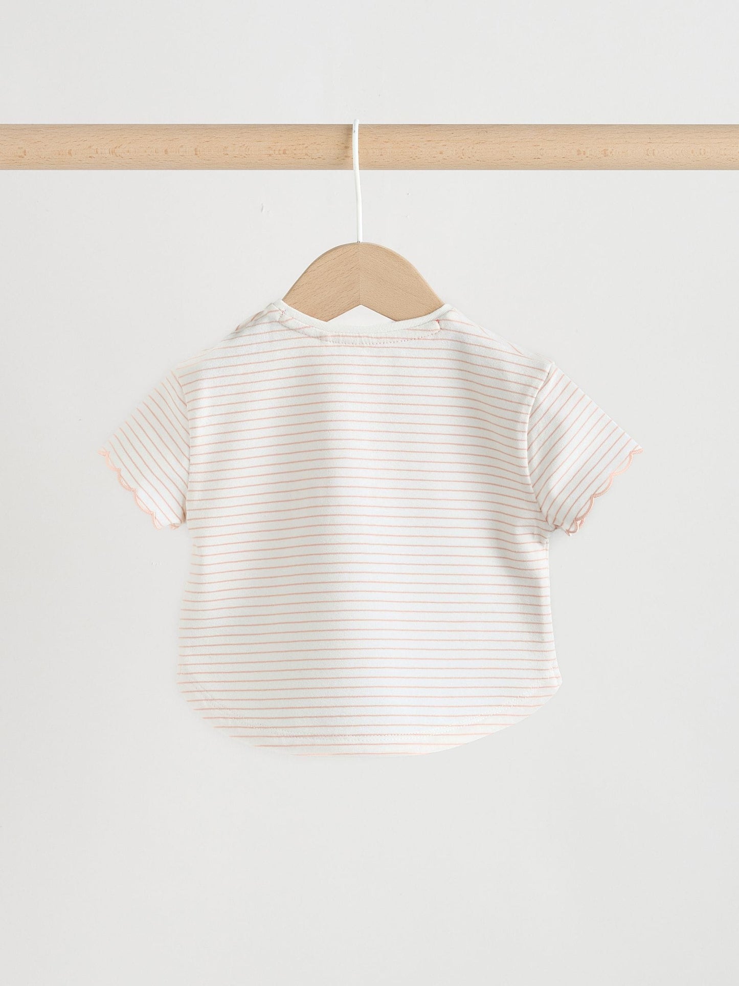 Ecru Short Sleeve Baby Tops and Wide Leg Leggings Set 2 Piece (0mths-2yrs) image 6