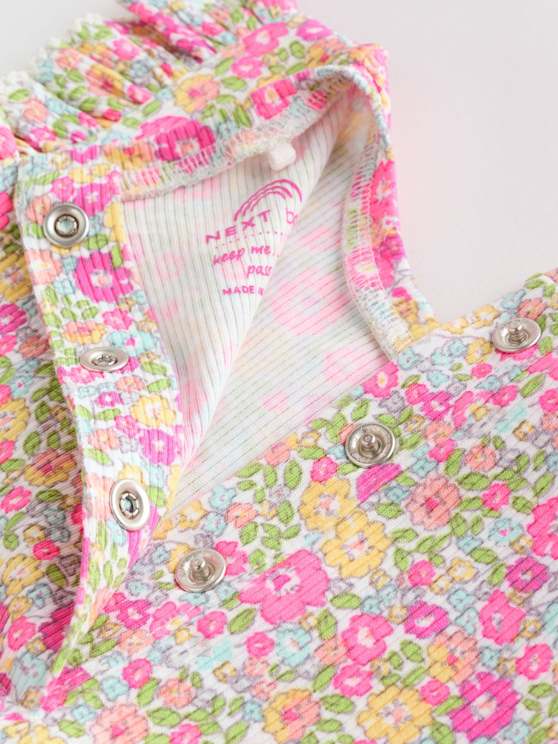 Pink Flower Rib Top and Leggings Baby Set 2 Piece (0mths-2yrs) image 8