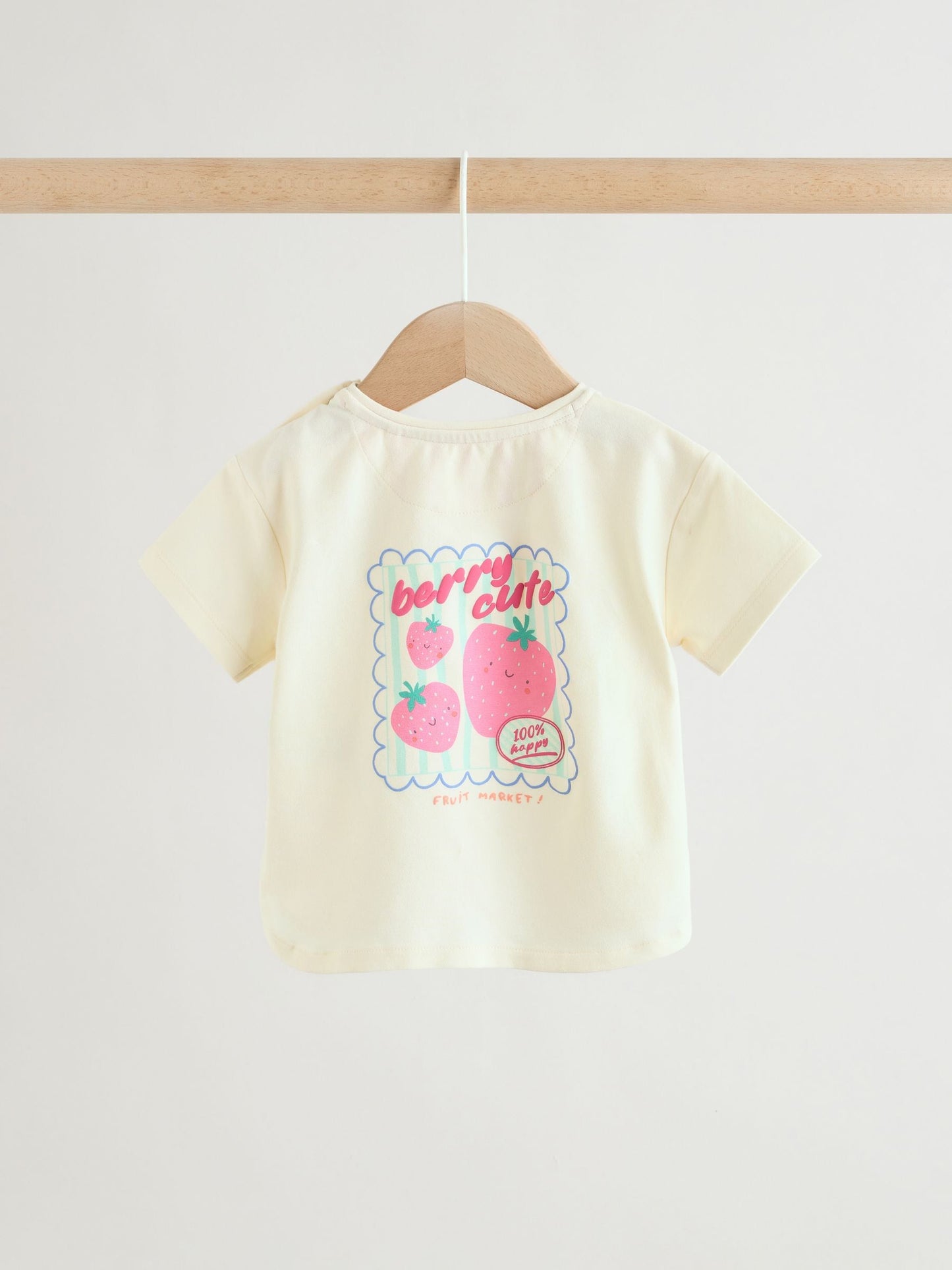 White Berry Short Sleeve Baby Top and Leggings 2 Piece Set (0mths-2yrs) image 5