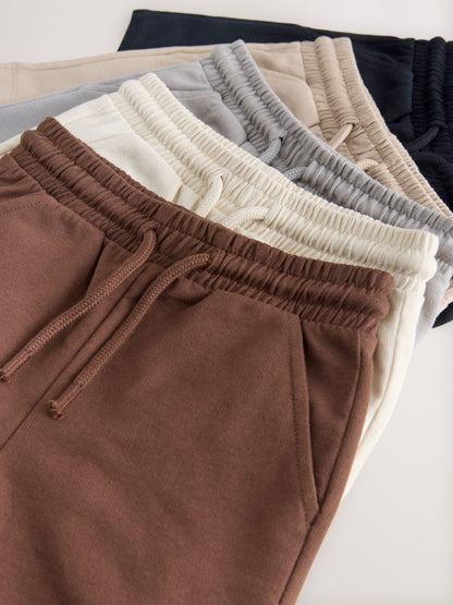 Dsiney Kidz - Chocolate Brown/Black/Stone/Grey Jersey Shorts 5 Pack (3mths-7yrs) image 9