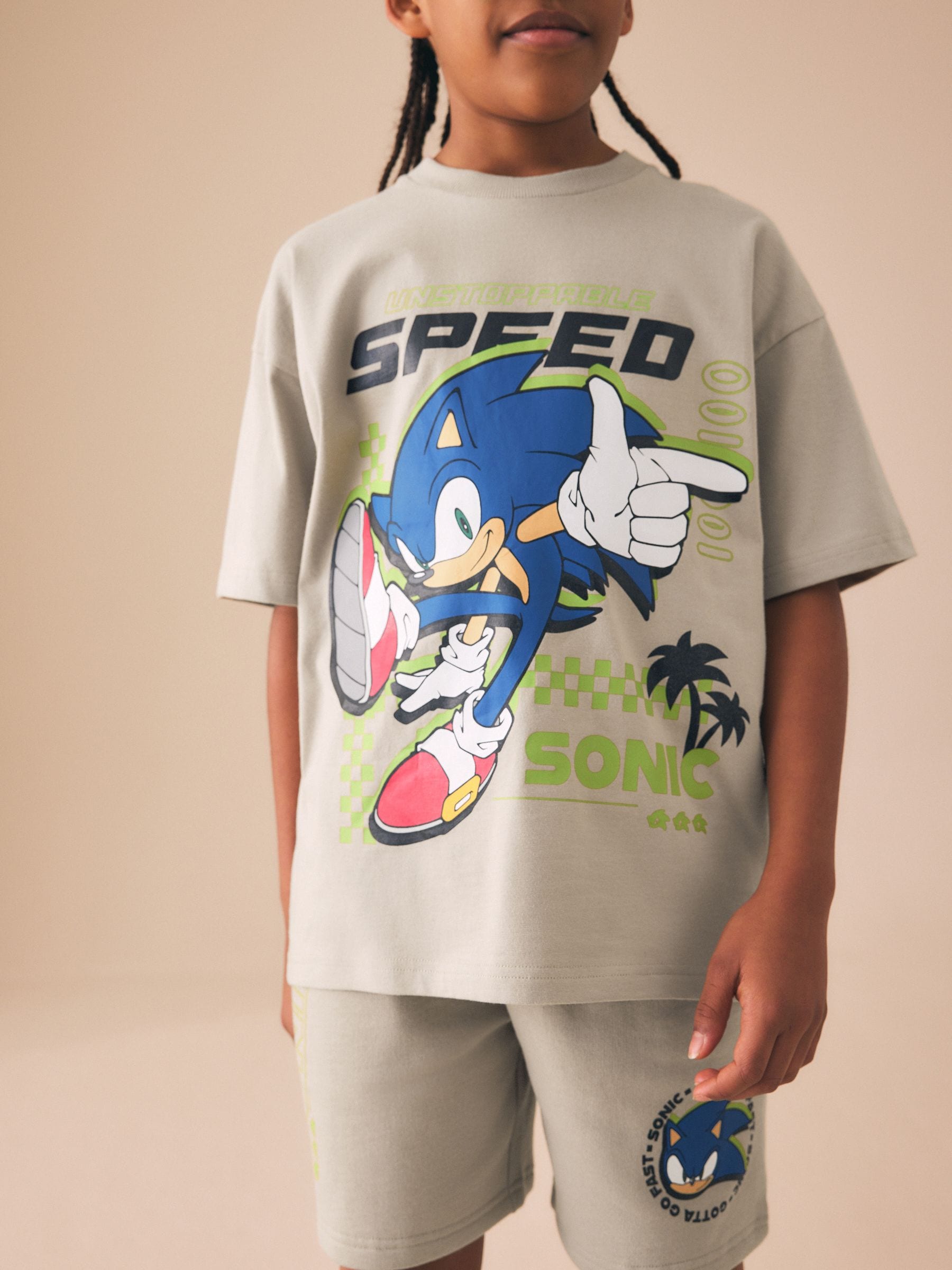 Dsiney Kidz - Stone Sonic T-Shirt and Shorts Set (3-16yrs) image 1