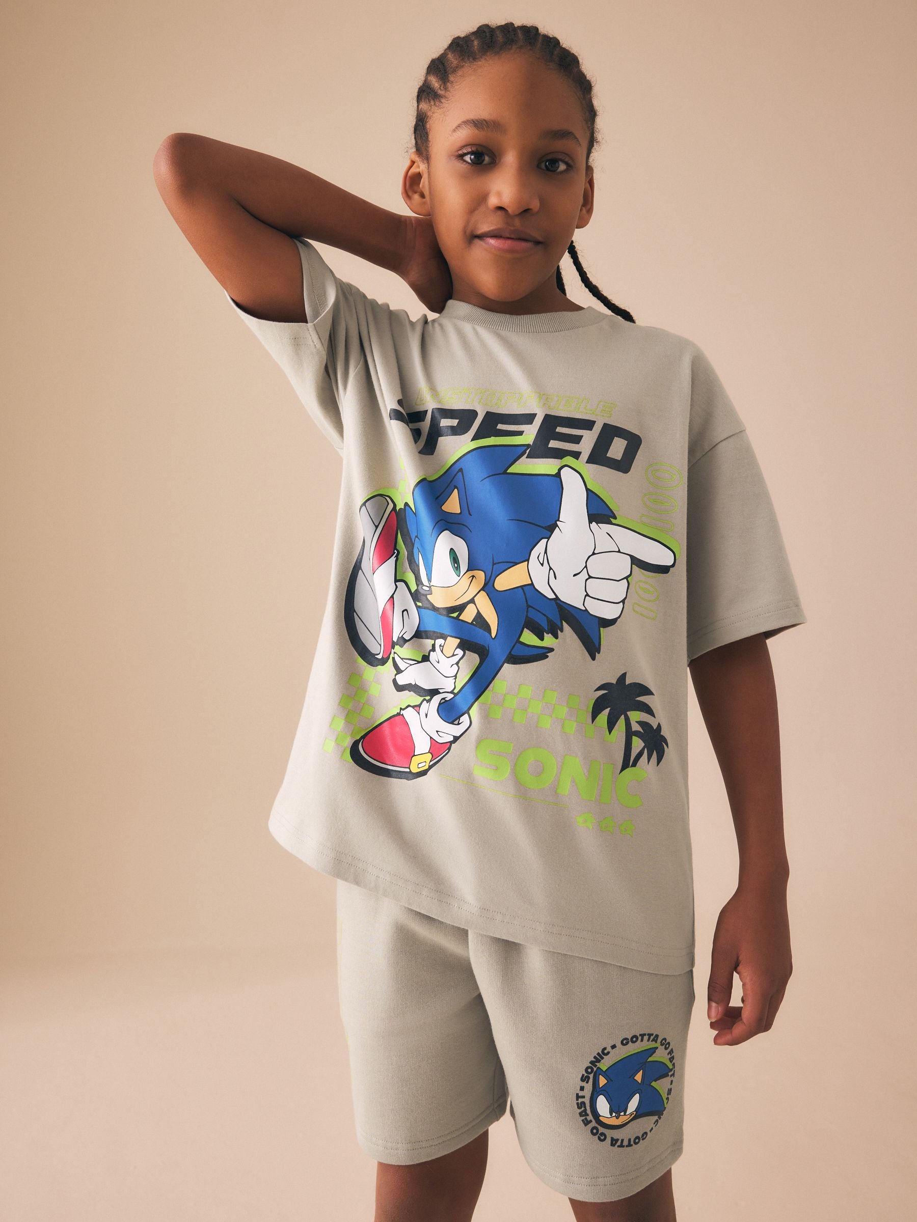 Dsiney Kidz - Stone Sonic T-Shirt and Shorts Set (3-16yrs) image 2