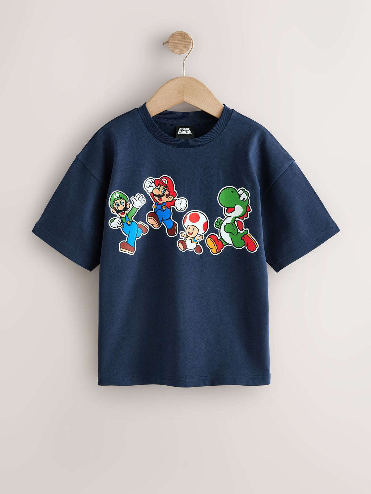 Navy Mario Gaming T-Shirt (3-16yrs) - image 1
