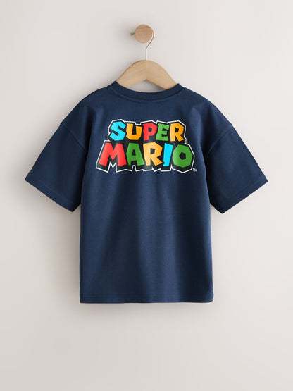 Navy Mario Gaming T-Shirt (3-16yrs) - image 2