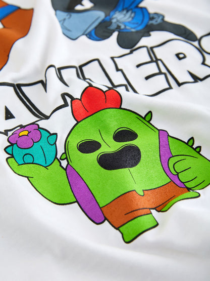 Dsiney Kidz - White Brawl Stars T-Shirt (8-16yrs) image 3