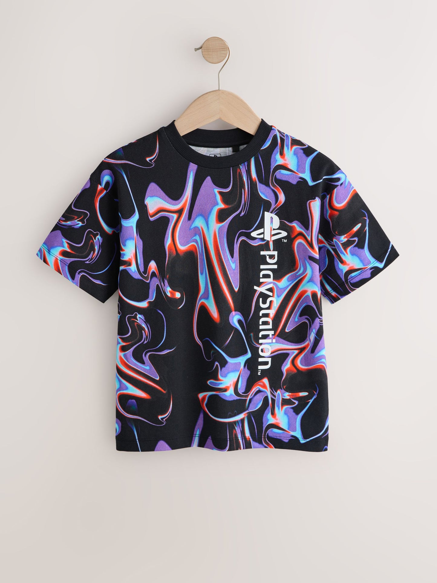 Dsiney Kidz - Black/Multi Cotton Playstation Short Sleeve T-Shirt (3-16yrs) image 4