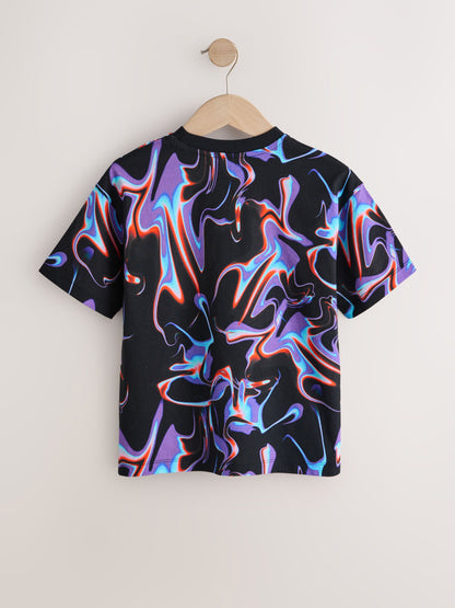 Dsiney Kidz - Black/Multi Cotton Playstation Short Sleeve T-Shirt (3-16yrs) image 5