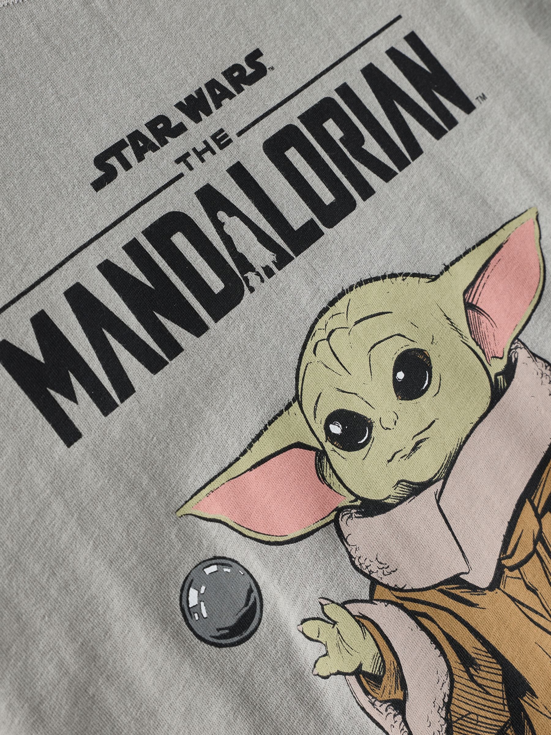 Dsiney Kidz - Charcoal Grey Mandalorian Short Sleeve T-Shirt (3-16yrs) image 4