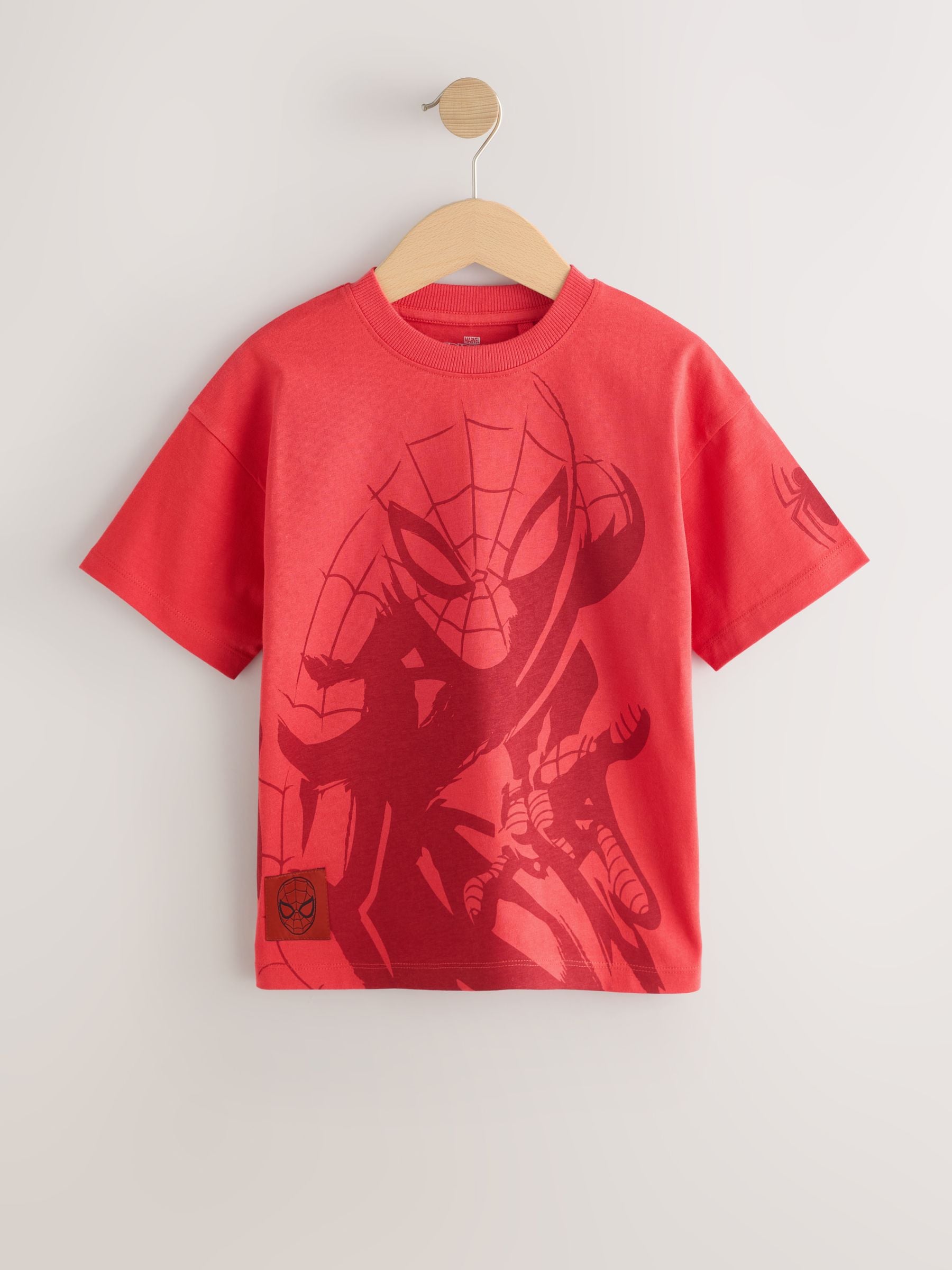 Dsiney Kidz - Red Tonal Spiderman Short Sleeve T-Shirt (3-16yrs) image 1