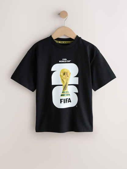 Dsiney Kidz - Black FIFA World Cup Short Sleeve T-Shirt (3-16yrs) image 1
