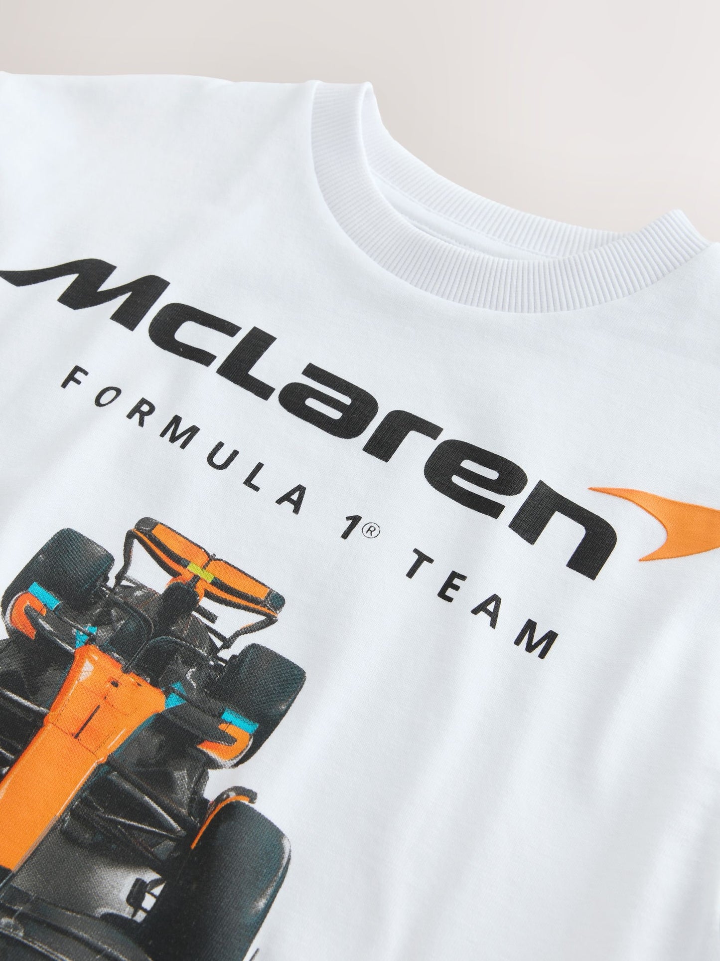 Dsiney Kidz - White McLaren Short Sleeve T-Shirt (3-16yrs) image 3