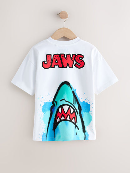 Dsiney Kidz - White Back Print Jaws T-Shirt (3-12yrs) image 2