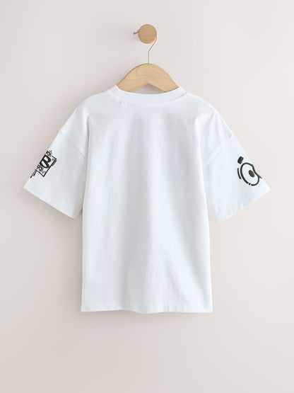 Dsiney Kidz - White Graffiti Spongebob T-Shirt (3-16yrs) image 2
