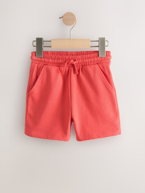 Coral Red Jersey Shorts (3mths-7yrs) image 1