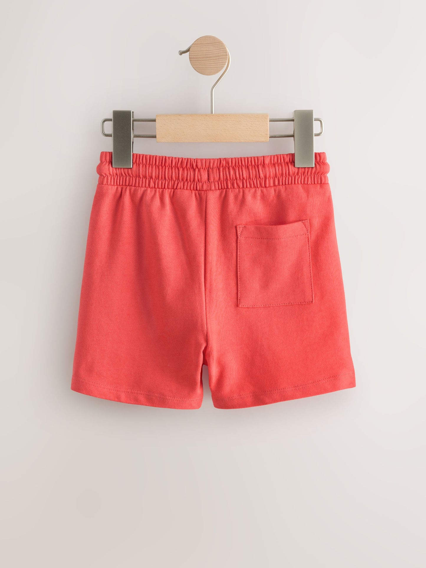 Coral Red Jersey Shorts (3mths-7yrs) image 2