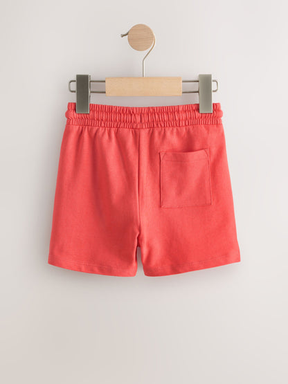 Coral Red Jersey Shorts (3mths-7yrs) image 2