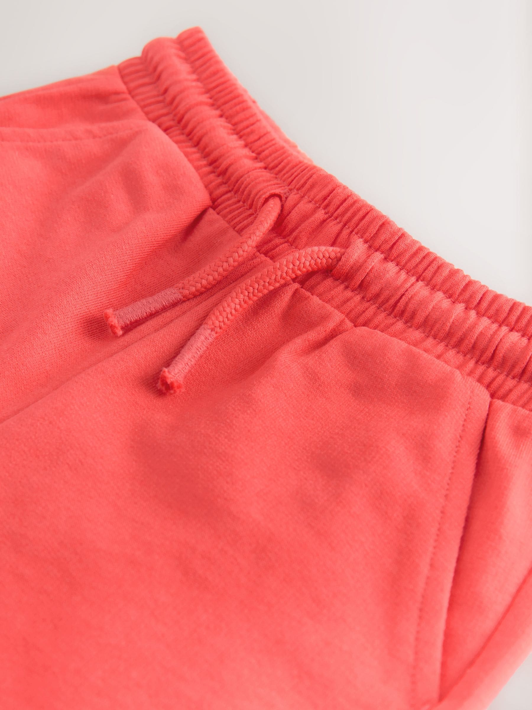 Coral Red Jersey Shorts (3mths-7yrs) image 3