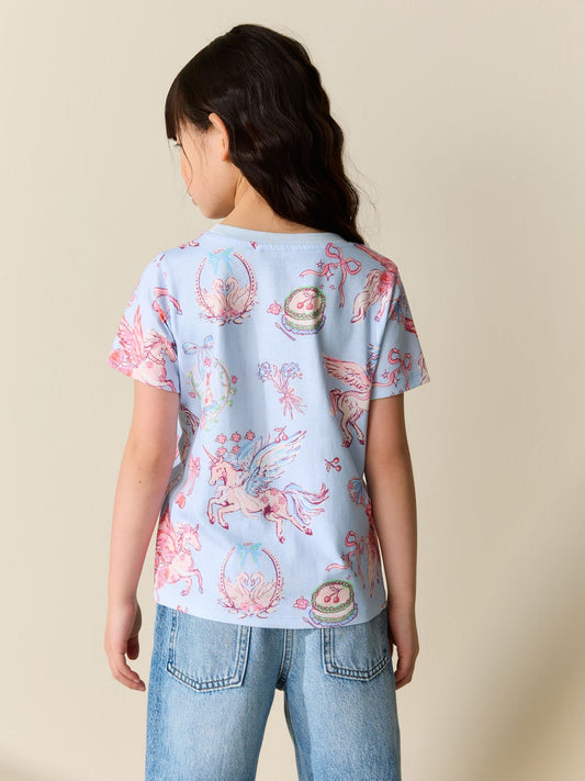 Dsiney Kidz - Blue Unicorn T-Shirt (3-16yrs) image 2