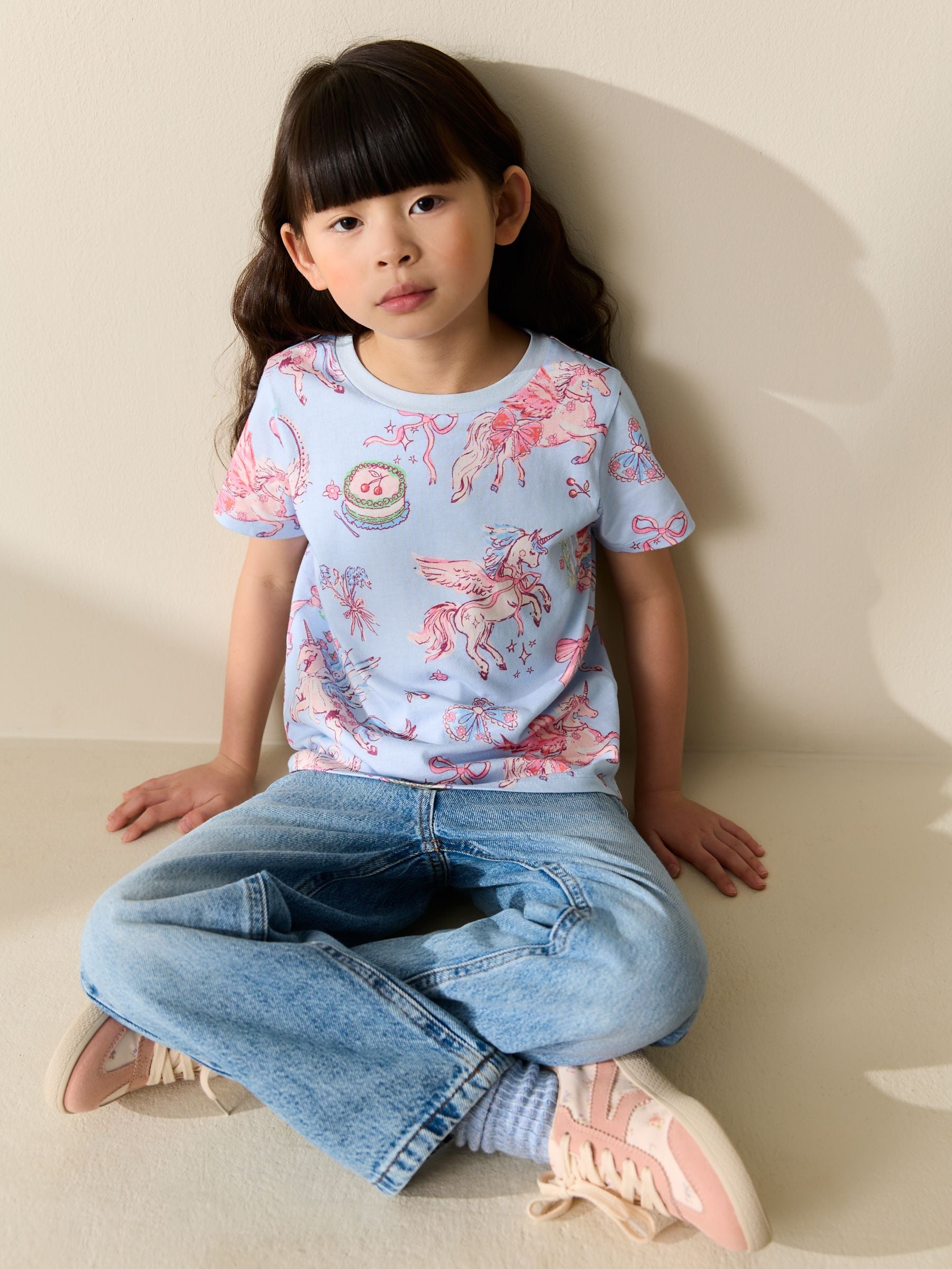 Dsiney Kidz - Blue Unicorn T-Shirt (3-16yrs) image 3