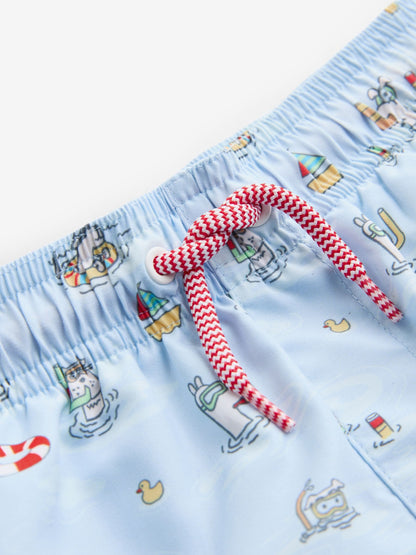 Blue Cath Kidston Swim Shorts (3mths-7yrs) image 5