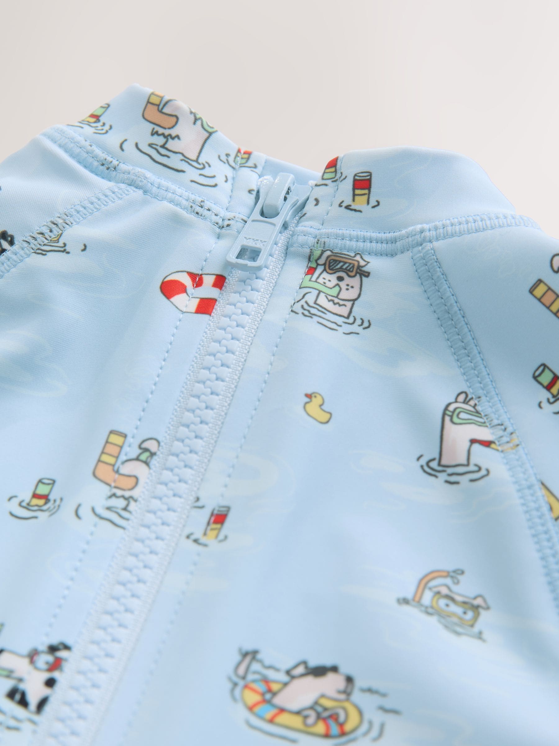 Blue Cath Kidston Sunsafe All-In-One Swimsuit (3mths-7yrs) image 4