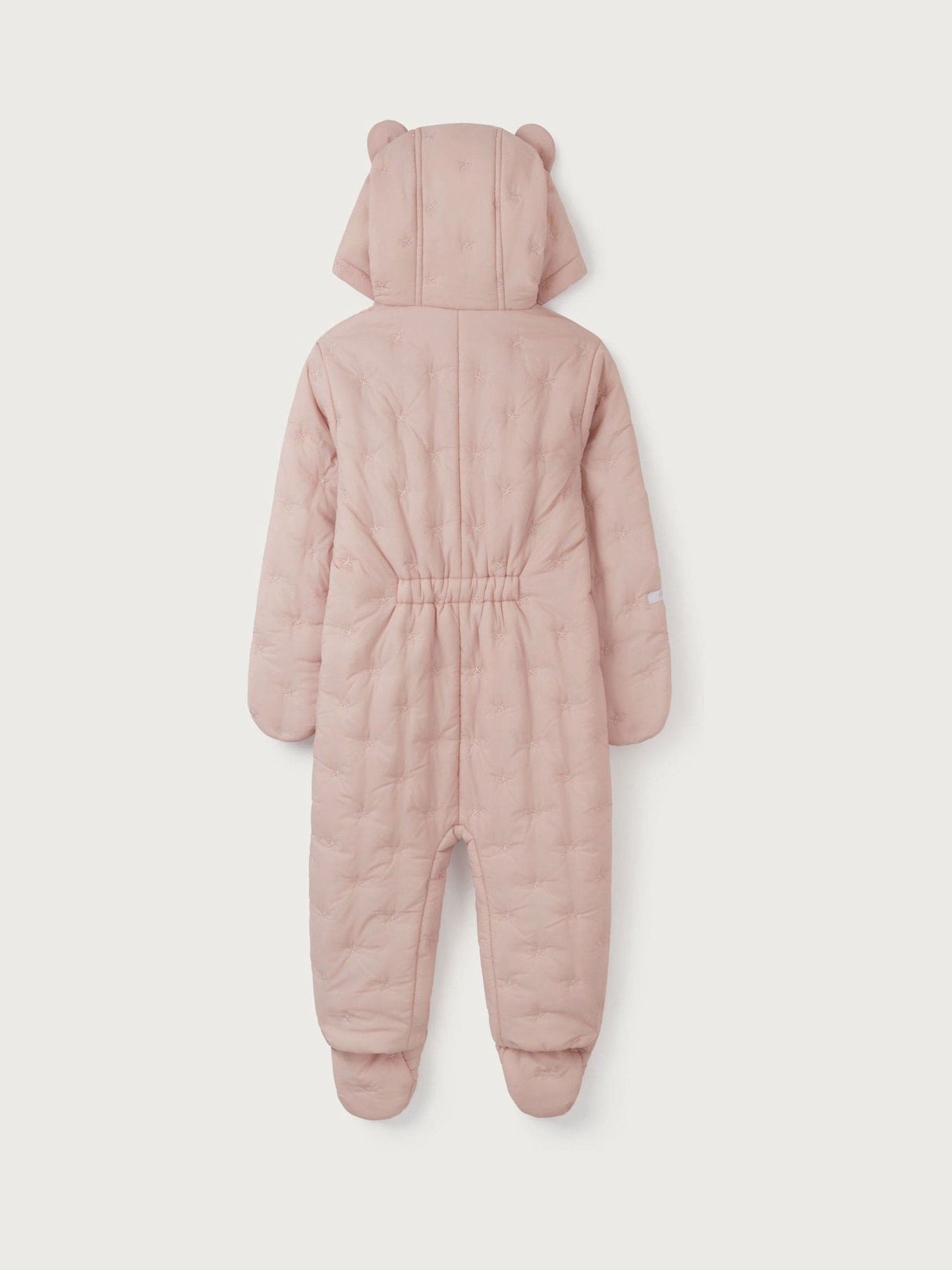 The White Company Pink Star Quilted Pramsuit image 2