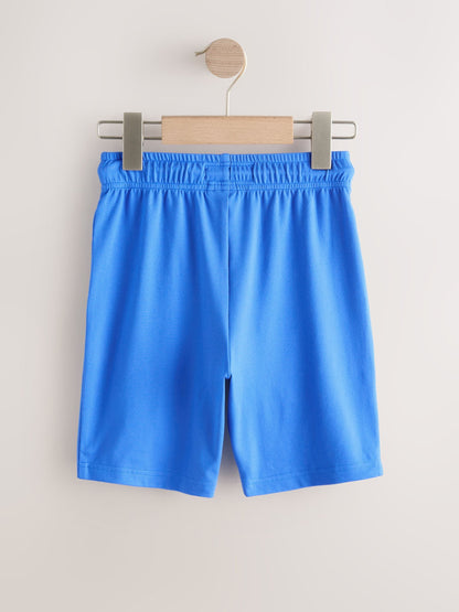 Dsiney Kidz - Cobalt Blue/Black Light Weight Sports Shorts 2 Pack (3-17yrs) image 2