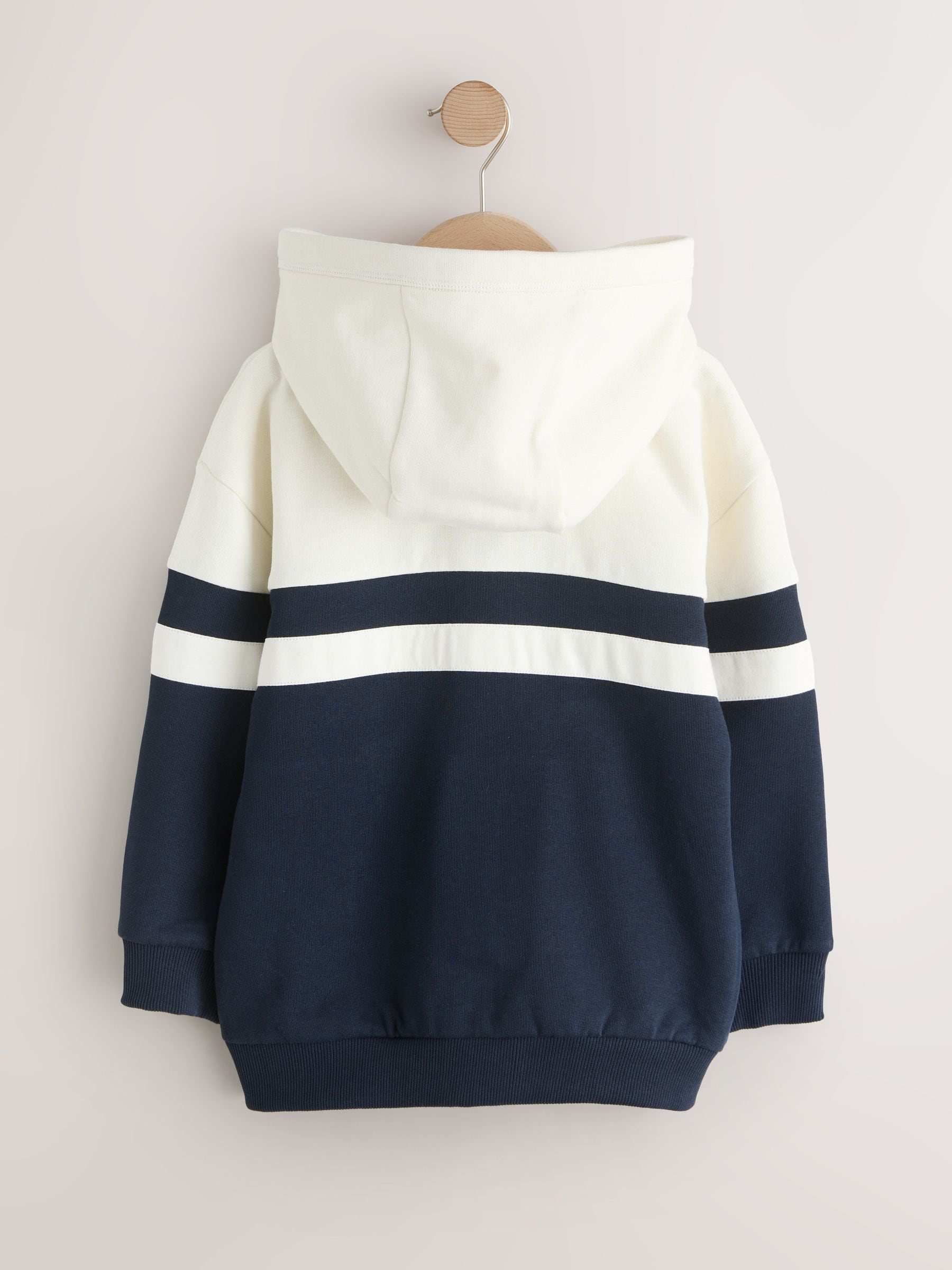 Dsiney Kidz - Navy Colourblock Zip Through Hoodie (3-16yrs) image 2