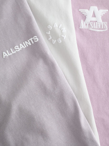 Dsiney Kidz - smALLSAINTS Washed Purple Crew Neck T-Shirts 3 Pack image 6