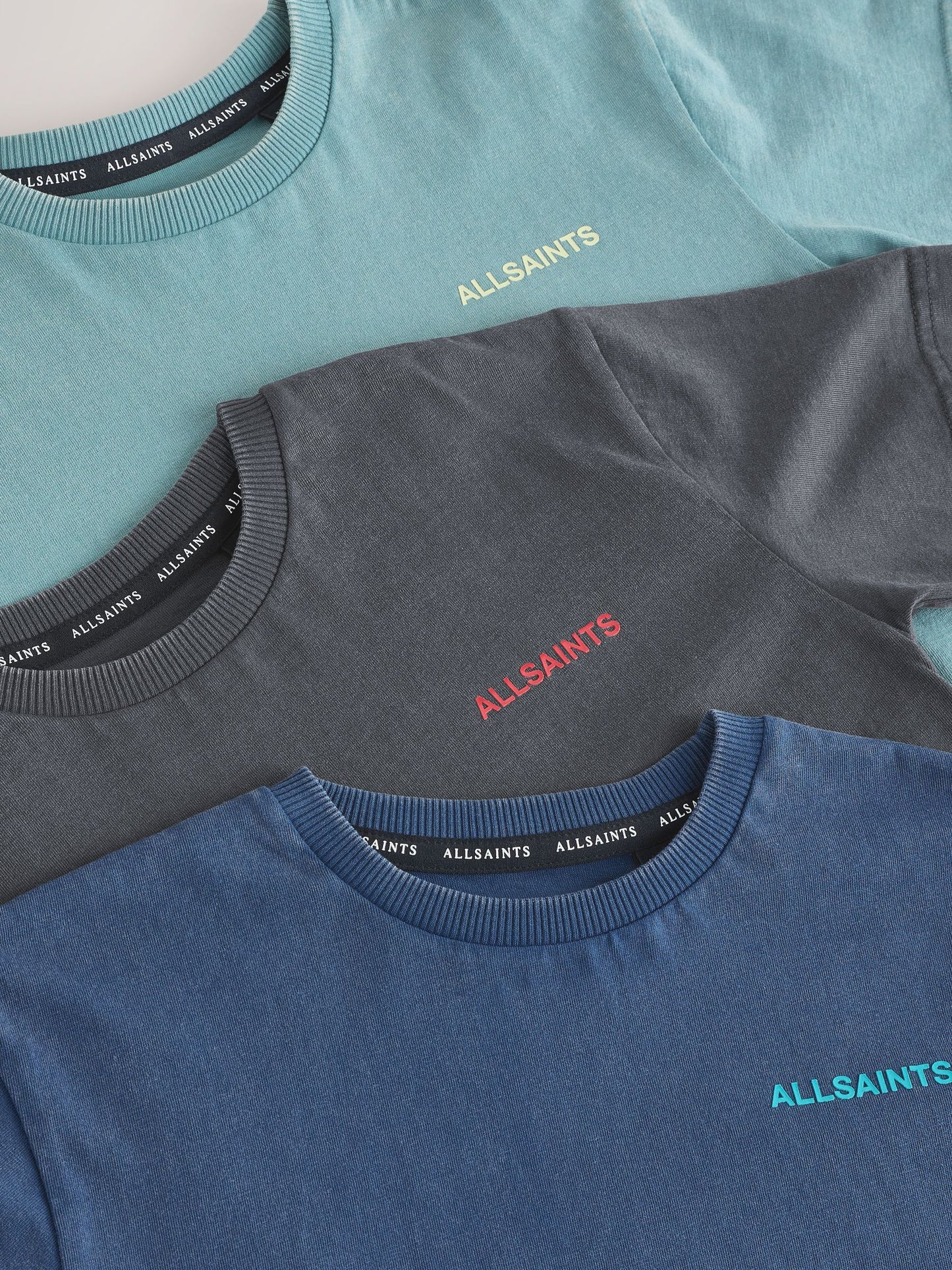 Dsiney Kidz - smALLSAINTS Washed Multi Logo Crew Neck Relaxed T-Shirts 3 Pack image 6