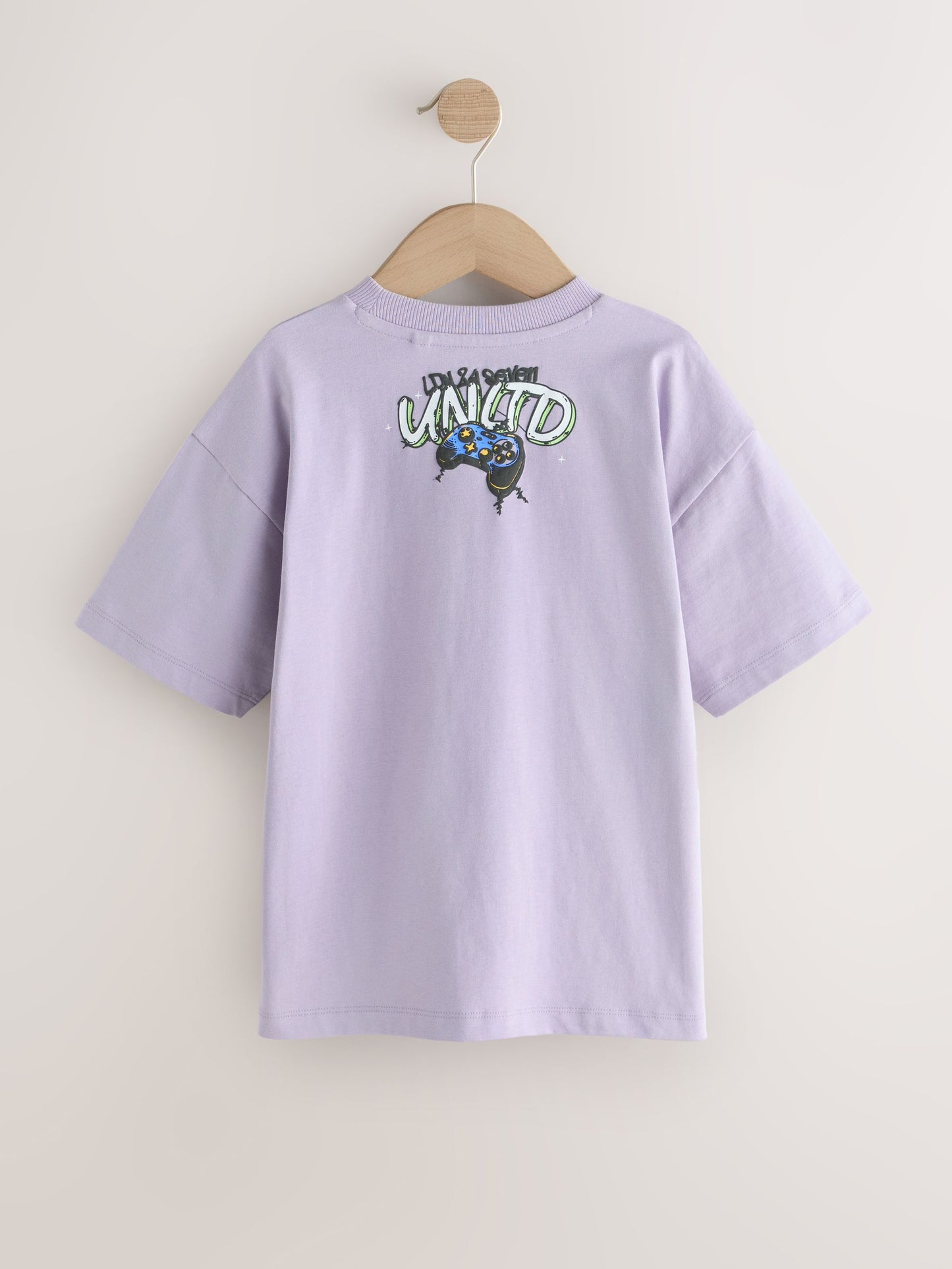 Dsiney Kidz - Lilac Purple Short Sleeve Graphic T-Shirt (3-16yrs) image 7