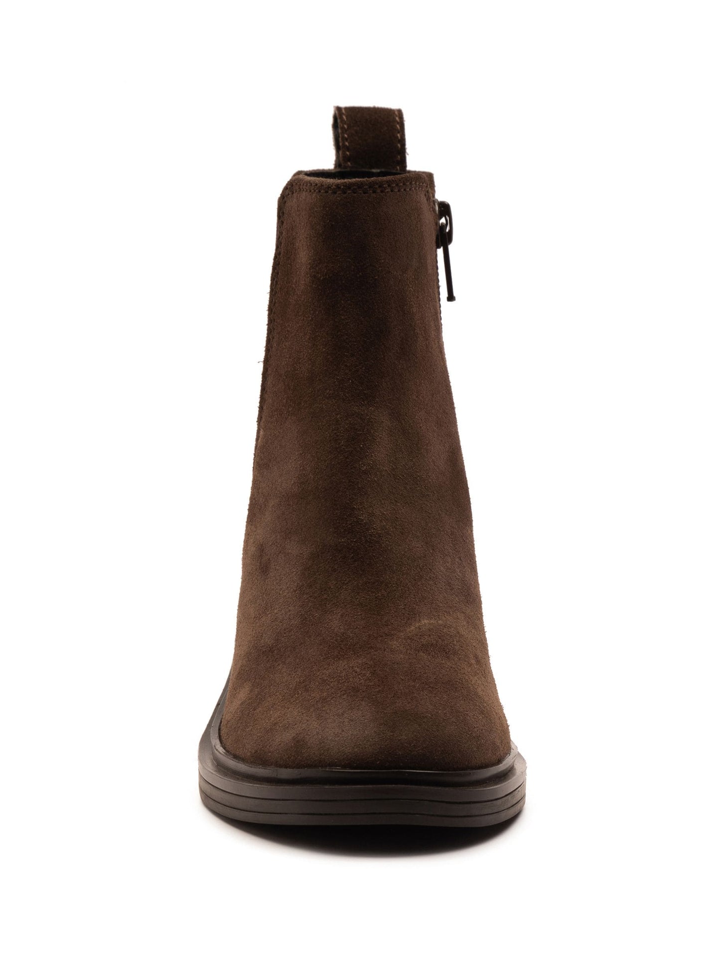 Off The Hook Brown Kiki Patent Leather Ankle Chelsea Boots image 4