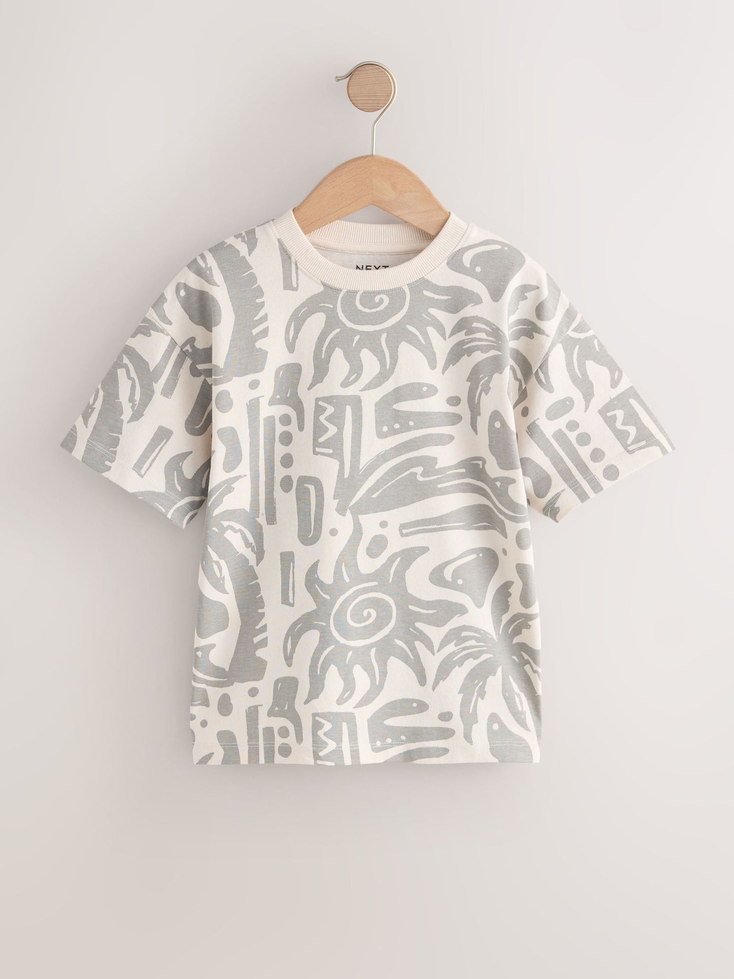 Dsiney Kidz - Berry/Mineral/Ecru Relaxed Fit Graphic Print Short Sleeve T-Shirts 3 Pack (3-16yrs) image 4