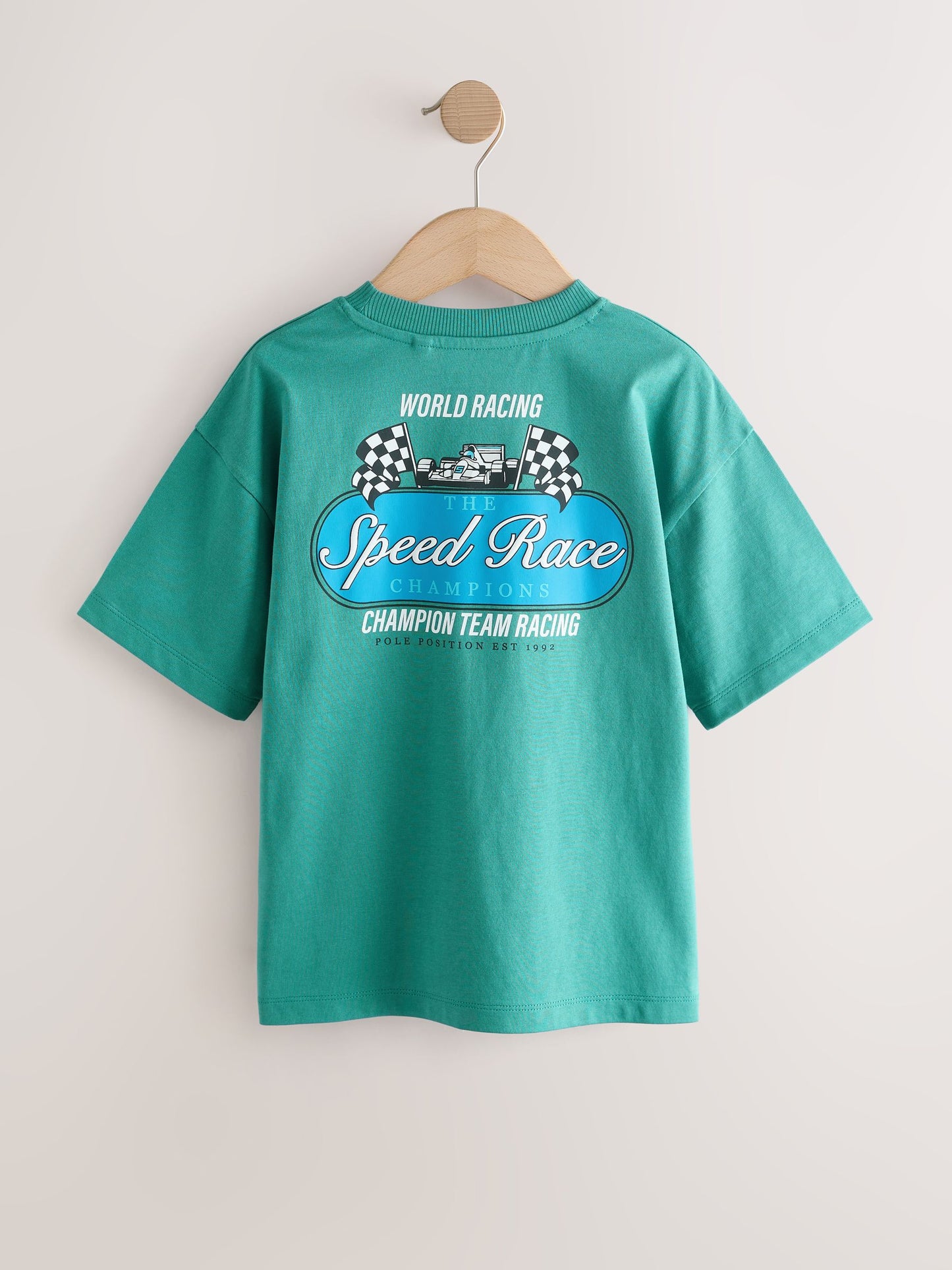 Dsiney Kidz - Blue/Grey/Green Relaxed Fit Graphic Print Short Sleeve T-Shirts 3 Pack (3-16yrs) image 5