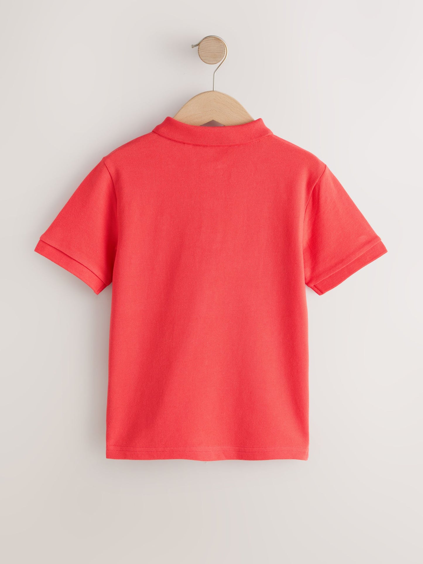 Dsiney Kidz - Coral Red Sign Off Short Sleeve Polo Shirt (3-16yrs) image 2