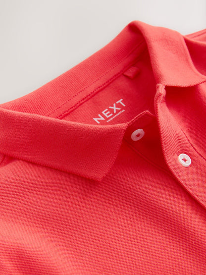 Dsiney Kidz - Coral Red Sign Off Short Sleeve Polo Shirt (3-16yrs) image 3