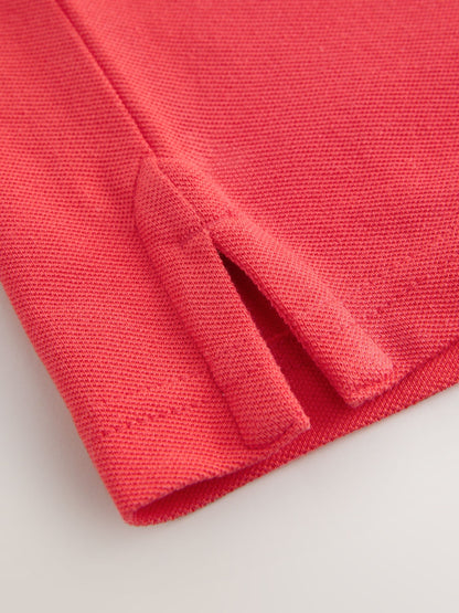 Dsiney Kidz - Coral Red Sign Off Short Sleeve Polo Shirt (3-16yrs) image 5