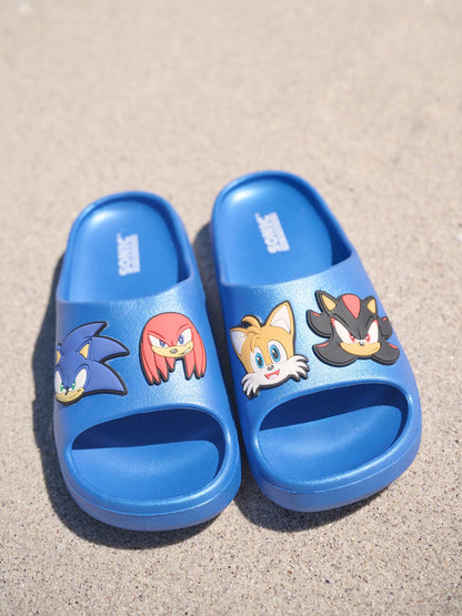 Dsiney Kidz - Blue Metallic Sonic Sliders image 1