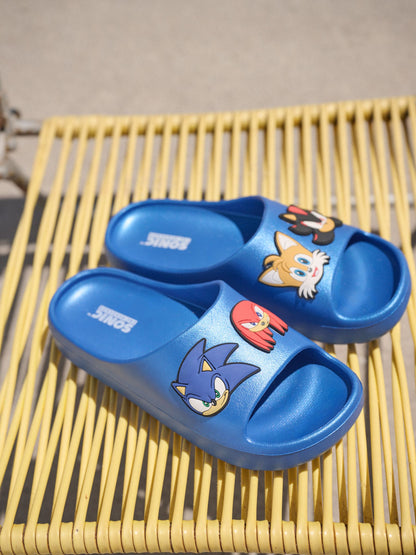 Dsiney Kidz - Blue Metallic Sonic Sliders image 7