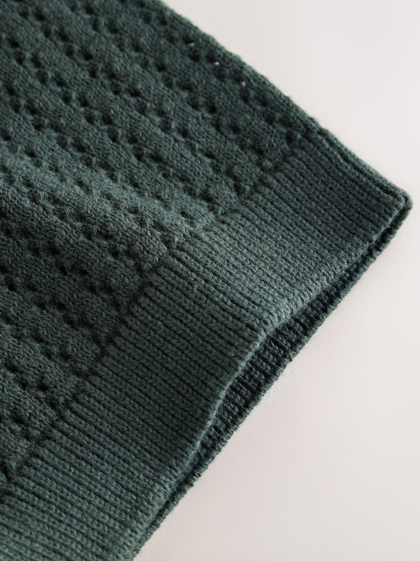 Dsiney Kidz - Forest Green Knitted Button Through Polo Shirt (3-16yrs) image 3