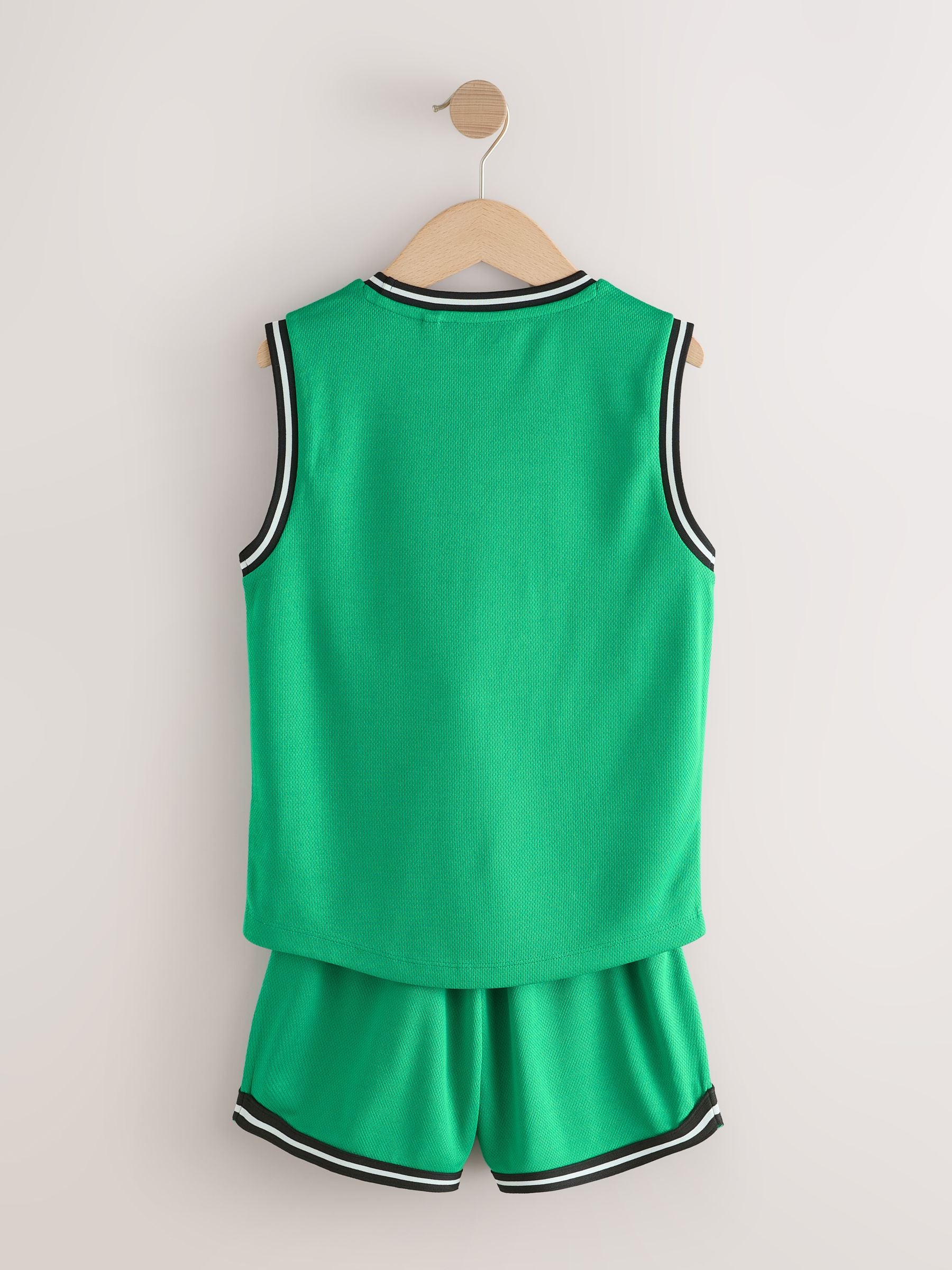 Dsiney Kidz - Bright Green Basketball Tank & Shorts Set (3-16yrs) image 7